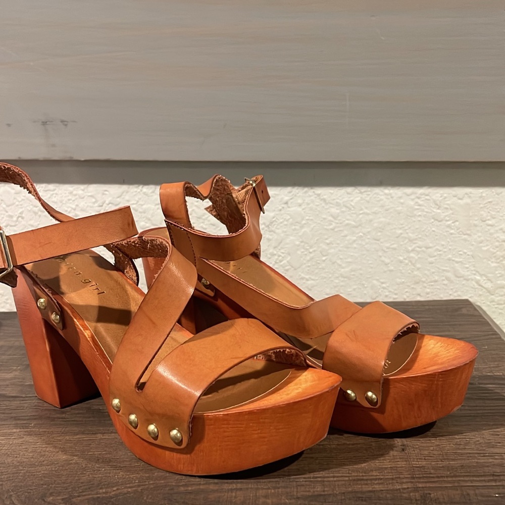 Madden Girl Brown Wedge Sandals